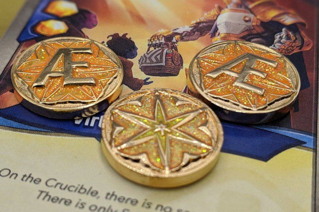 Archonic Energy Metal Aember Tokens (10)