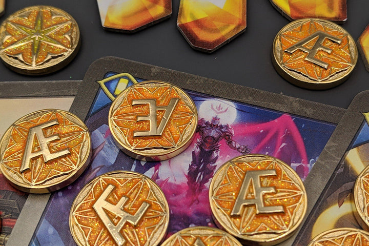 Archonic Energy Metal Aember Tokens (10)