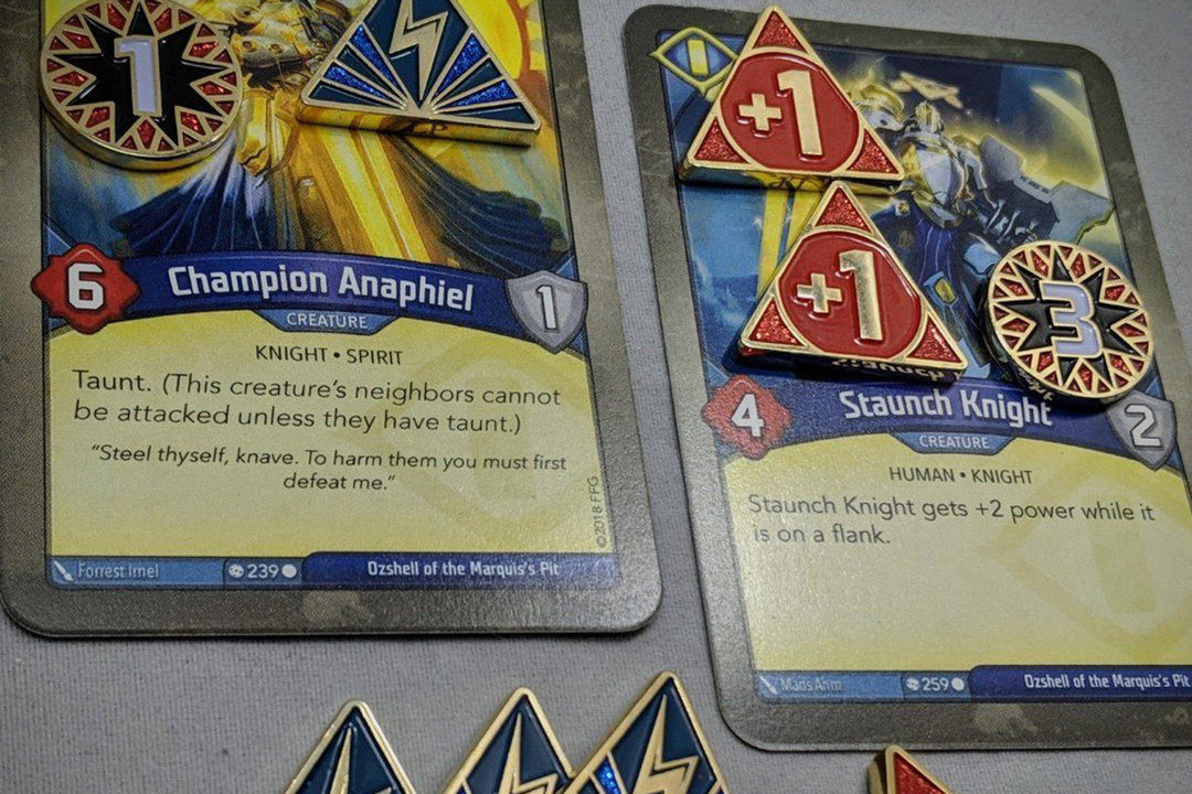 Radiant Strike Metal Stun + Power Tokens