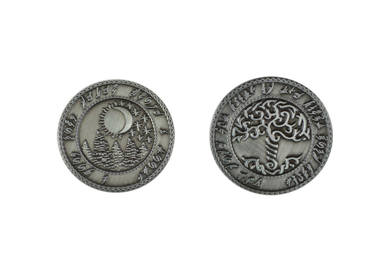 Fantasy Coins - Elven Silver Piece