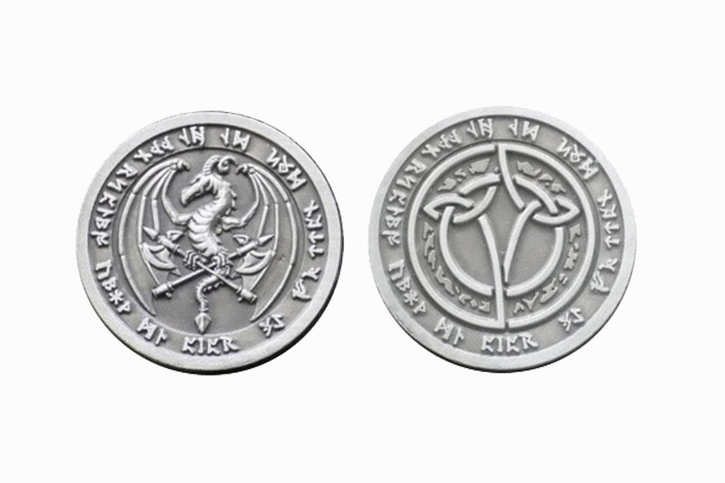 Silver Fire Fantasy Tokens from Fantasy Coins LLC The Broken Token