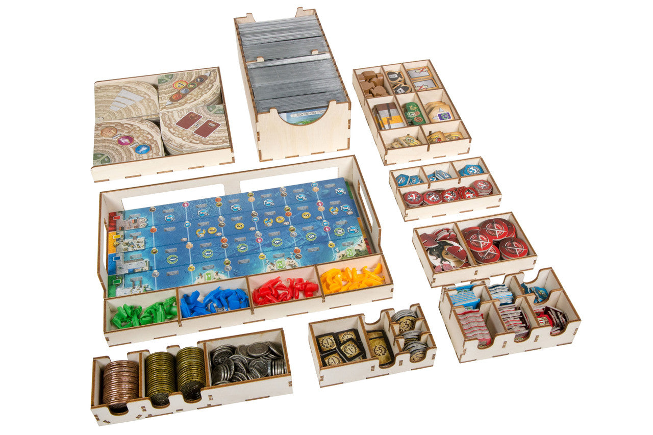 7 Wonders (1st Ed) Compatible Expansion Organizer – The Broken Token