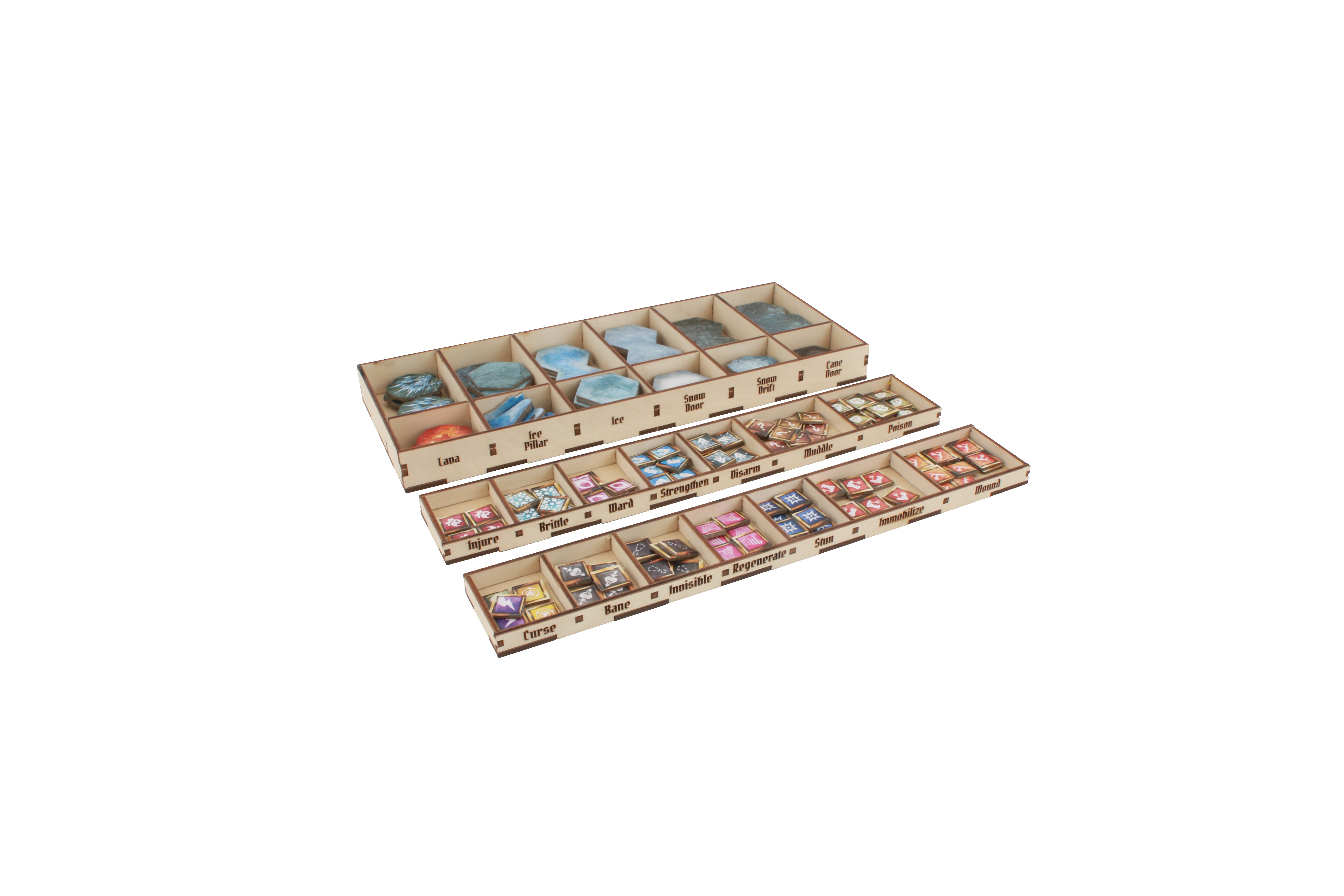 Frosthaven Board Game Organizer with Inserts | Broken Token – The