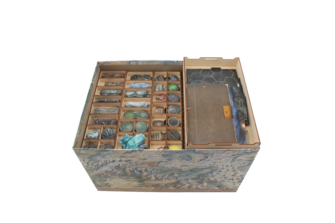 Frosthaven Game Organizer with Monster Trays