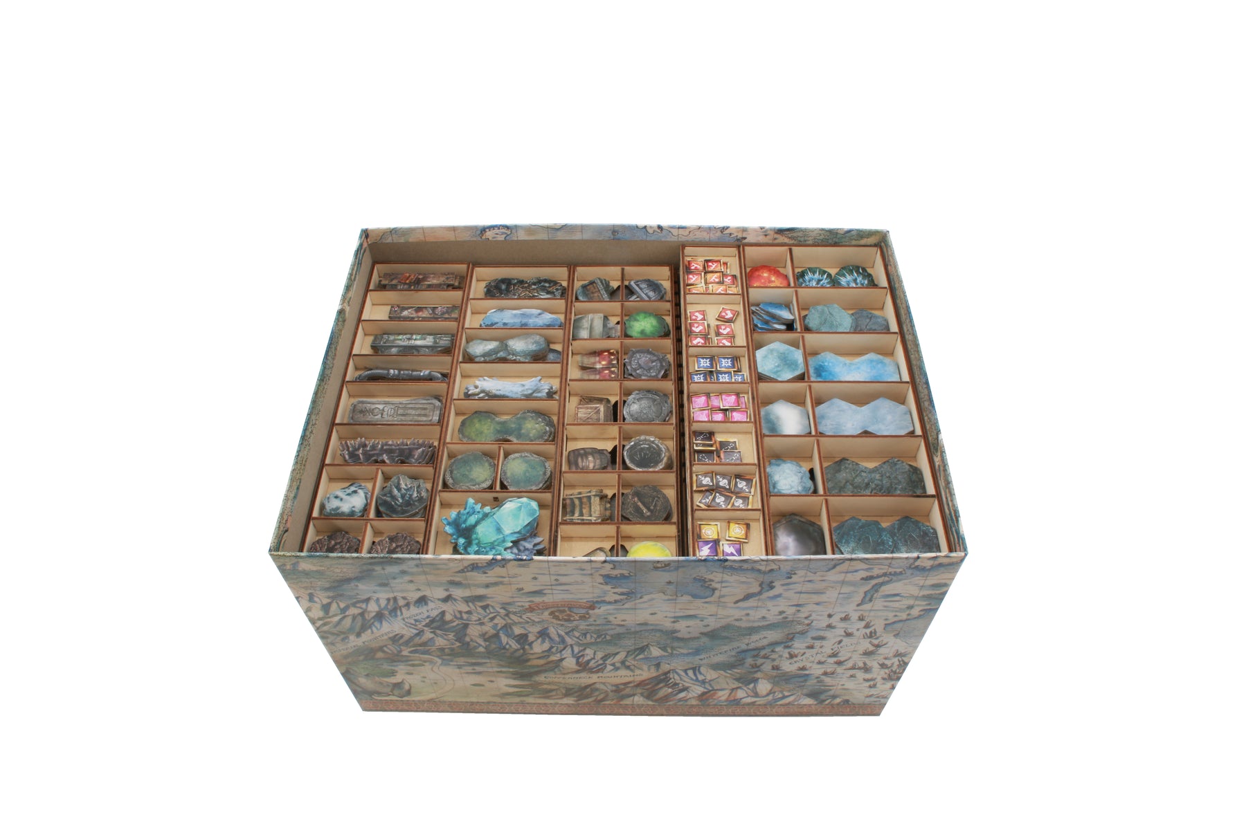 Frosthaven Board Game All-in-One Storage Box Made of Wood –