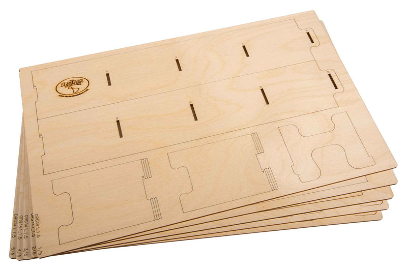 Standard-Sized Card Organizer for Wooden Artist Case