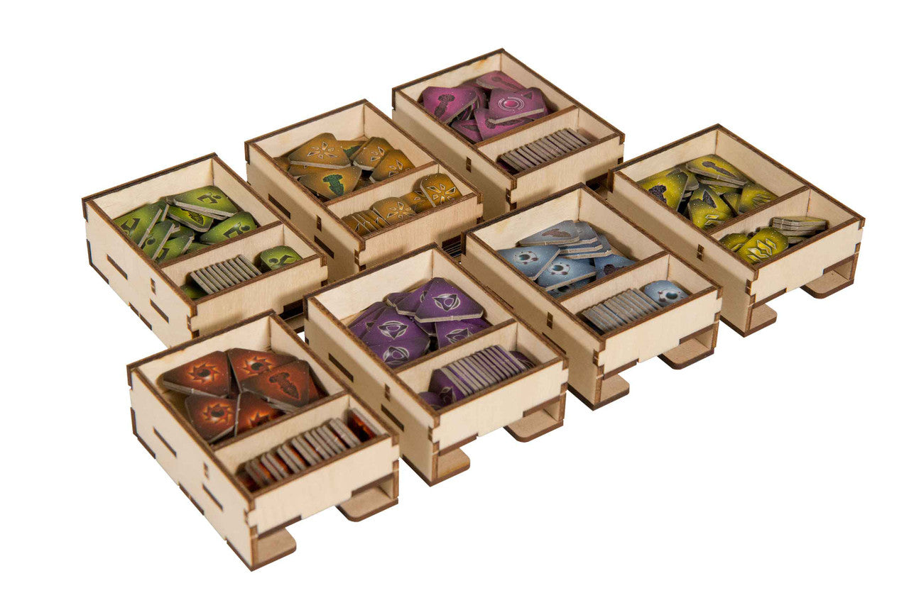 BitsBins Board Game Piece Storage and Organizers, Accessories that Organize  Tokens, Meeples and Components Both in the Game Box and During Game Play 