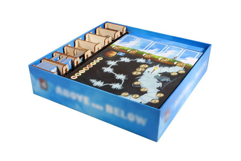 Above and Below Compatible Game Organizer