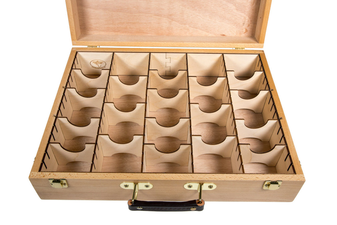 Wooden Artist Case with Standard Card Organizer