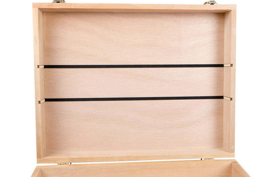 Wooden Artist Case with Standard Card Organizer