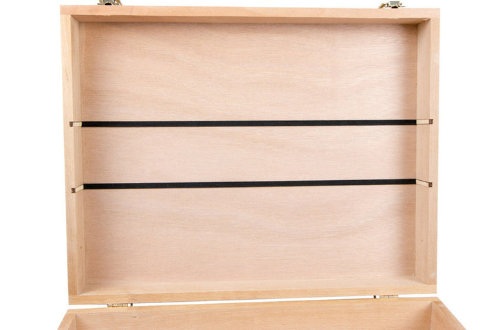 Wooden Artist Case with Standard Card Organizer